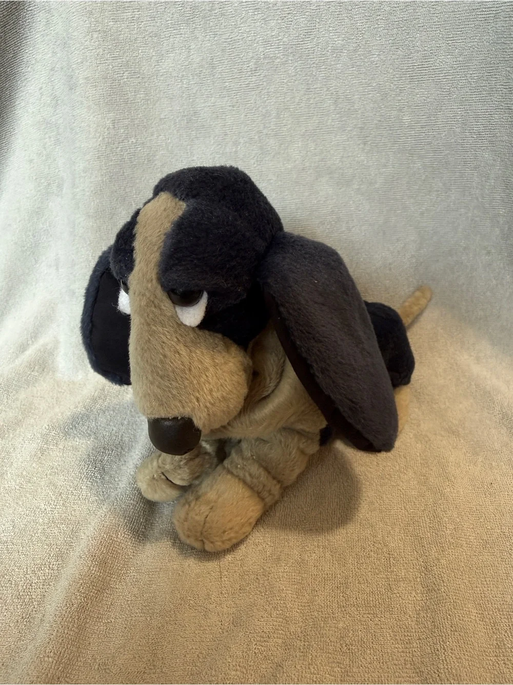 Hush Puppies Black and Tan Plush Basset Hound Stuffed Animal